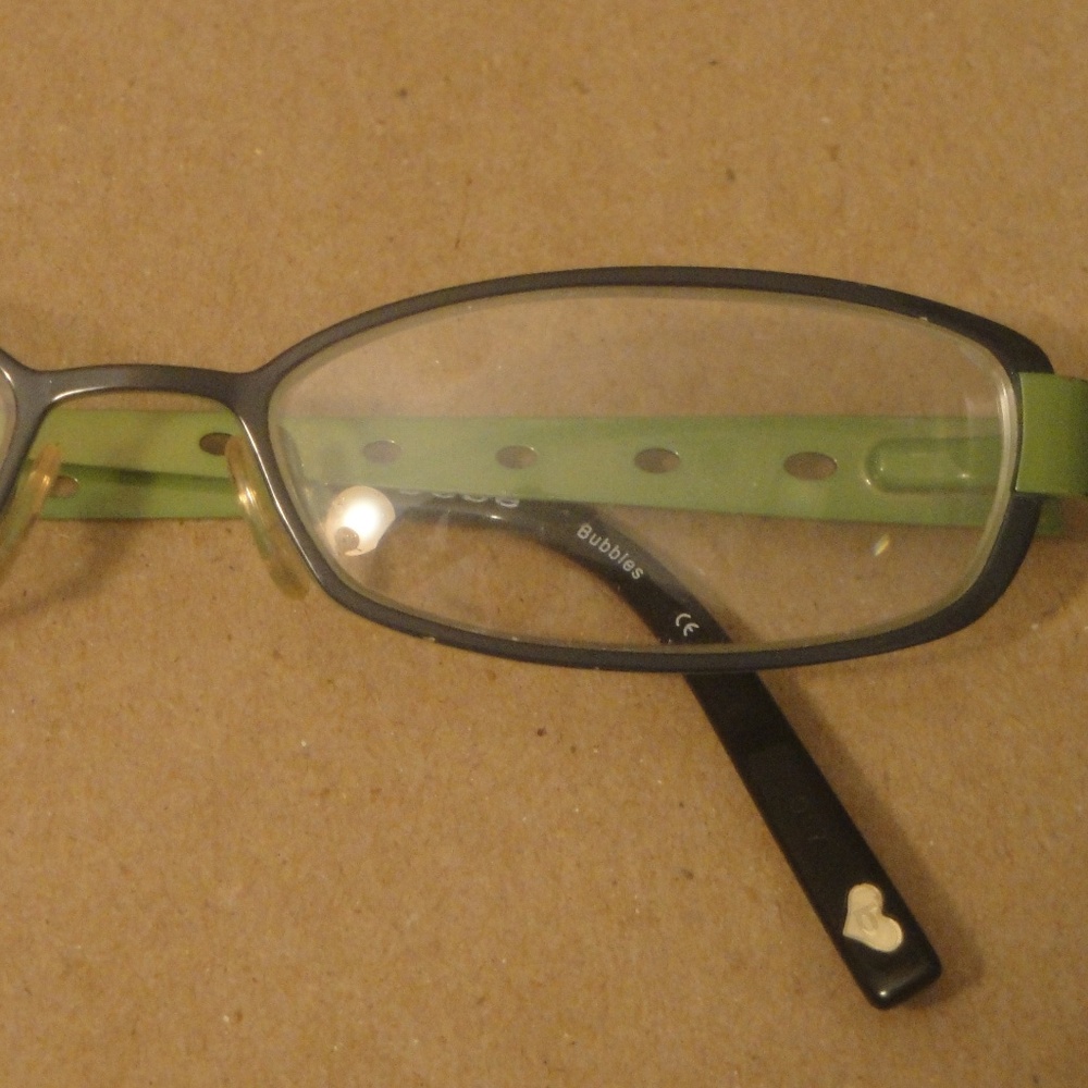 Bebe Rx Lenses Glasses Green Frames 52-16-140